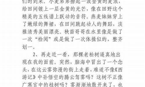 优美段落摘抄及解析_优美段落摘抄及解析100字