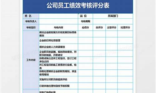 公司员工绩效考核管理办法_公司员工绩效考核管理办法是谁制定的